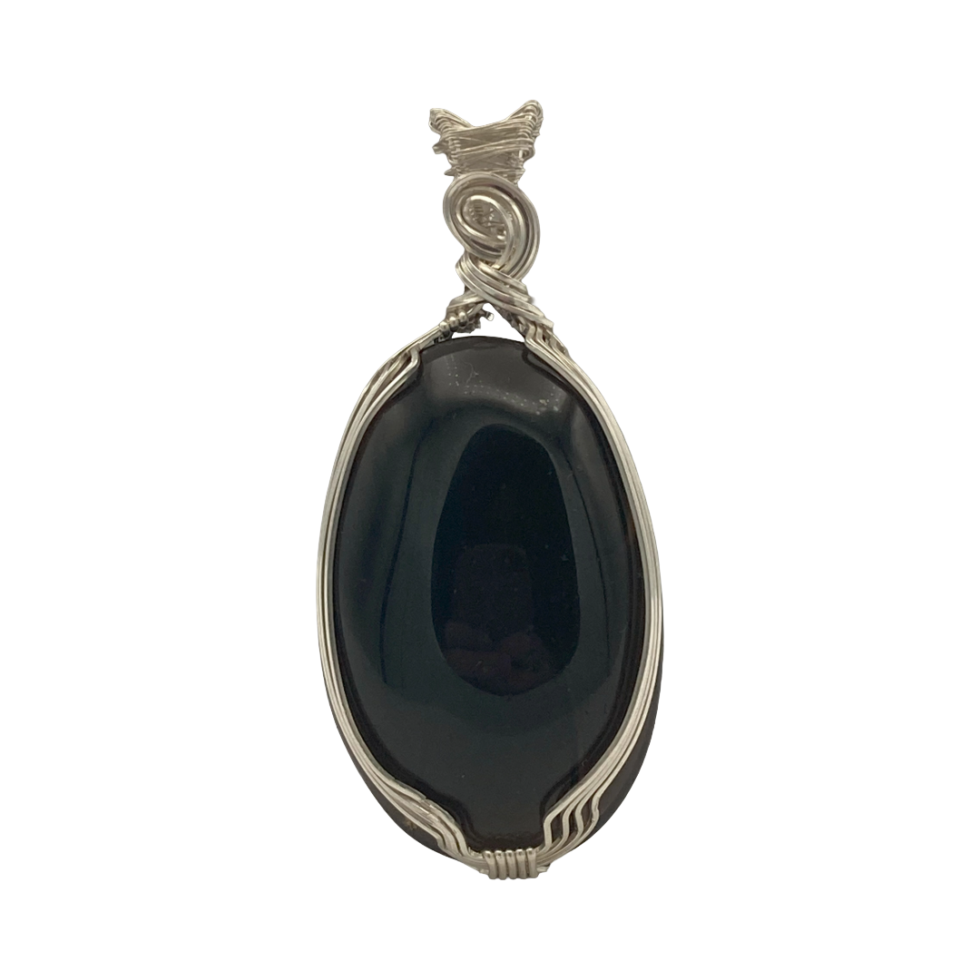 Smoky Quartz Twist Pendant