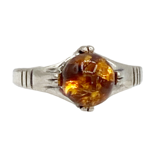 Amber Embrace Ring