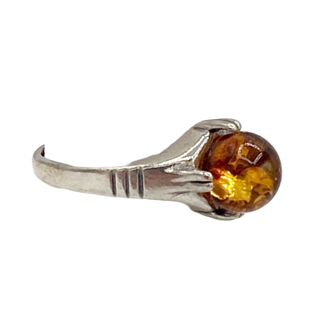 Amber Embrace Ring