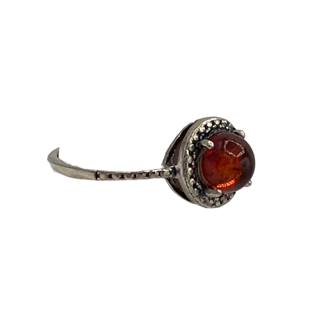 Amber Pathway Ring