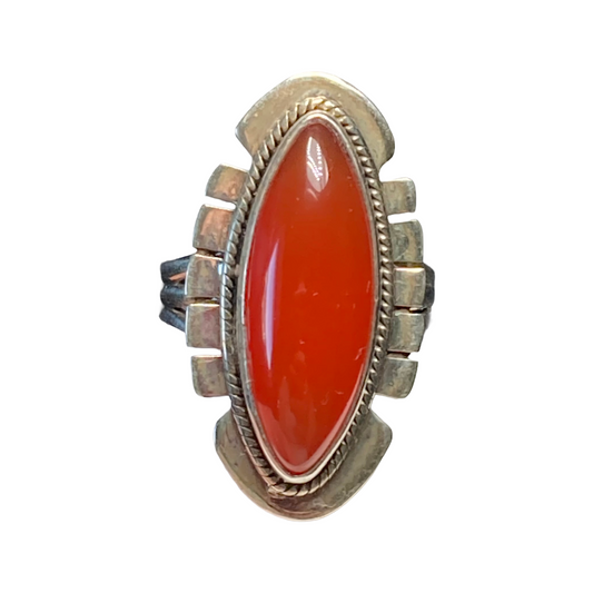 Coral Feather Ring
