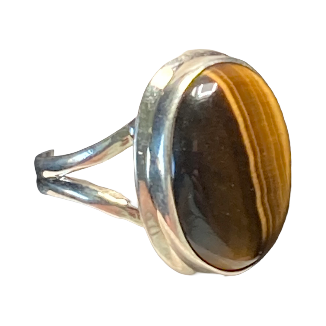 Tigerseye Radiance Ring