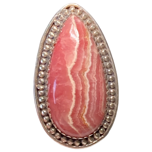 Rhodochrosite Embrace Ring