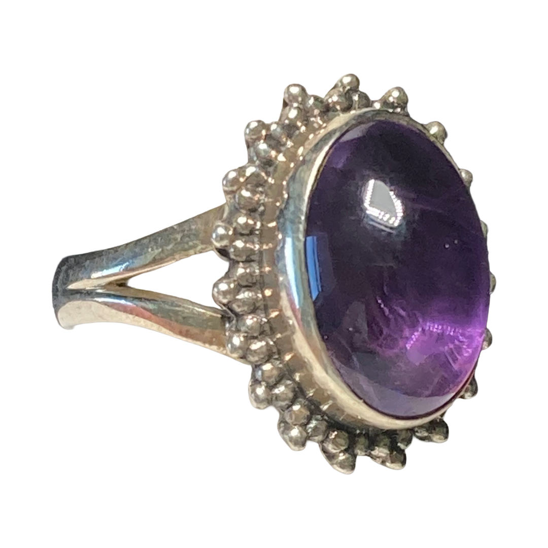 Amethyst Sun Ring