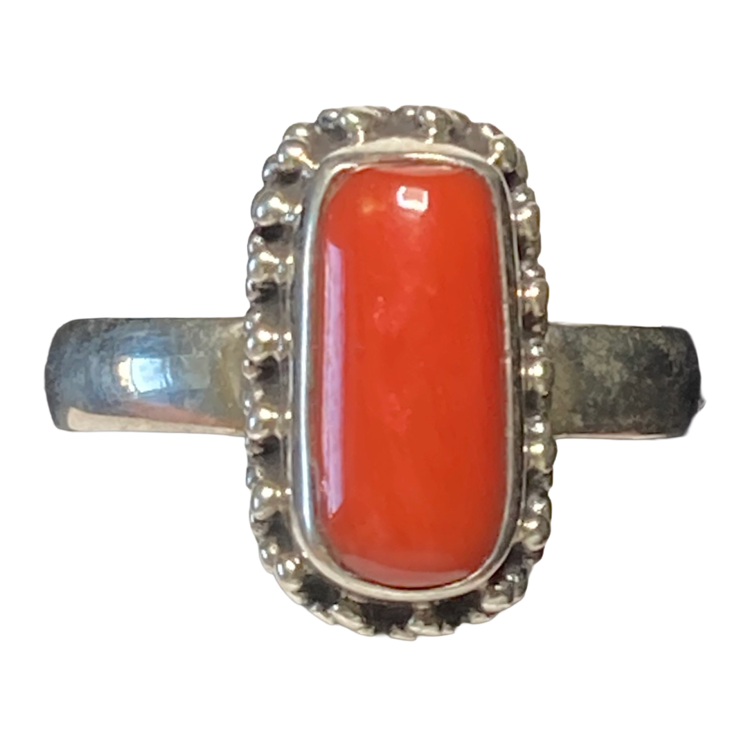 Coral Gleam Ring