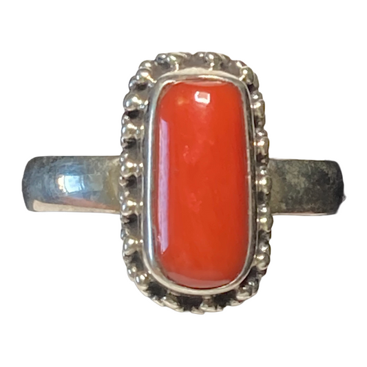Coral Gleam Ring