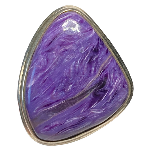 Charoite Radiance Ring