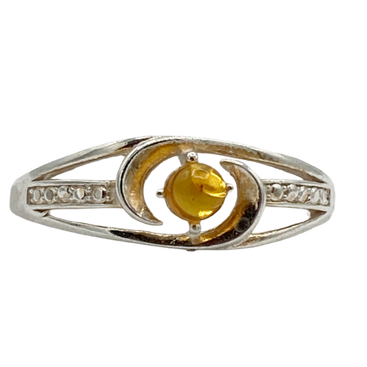 Amber Shine Ring