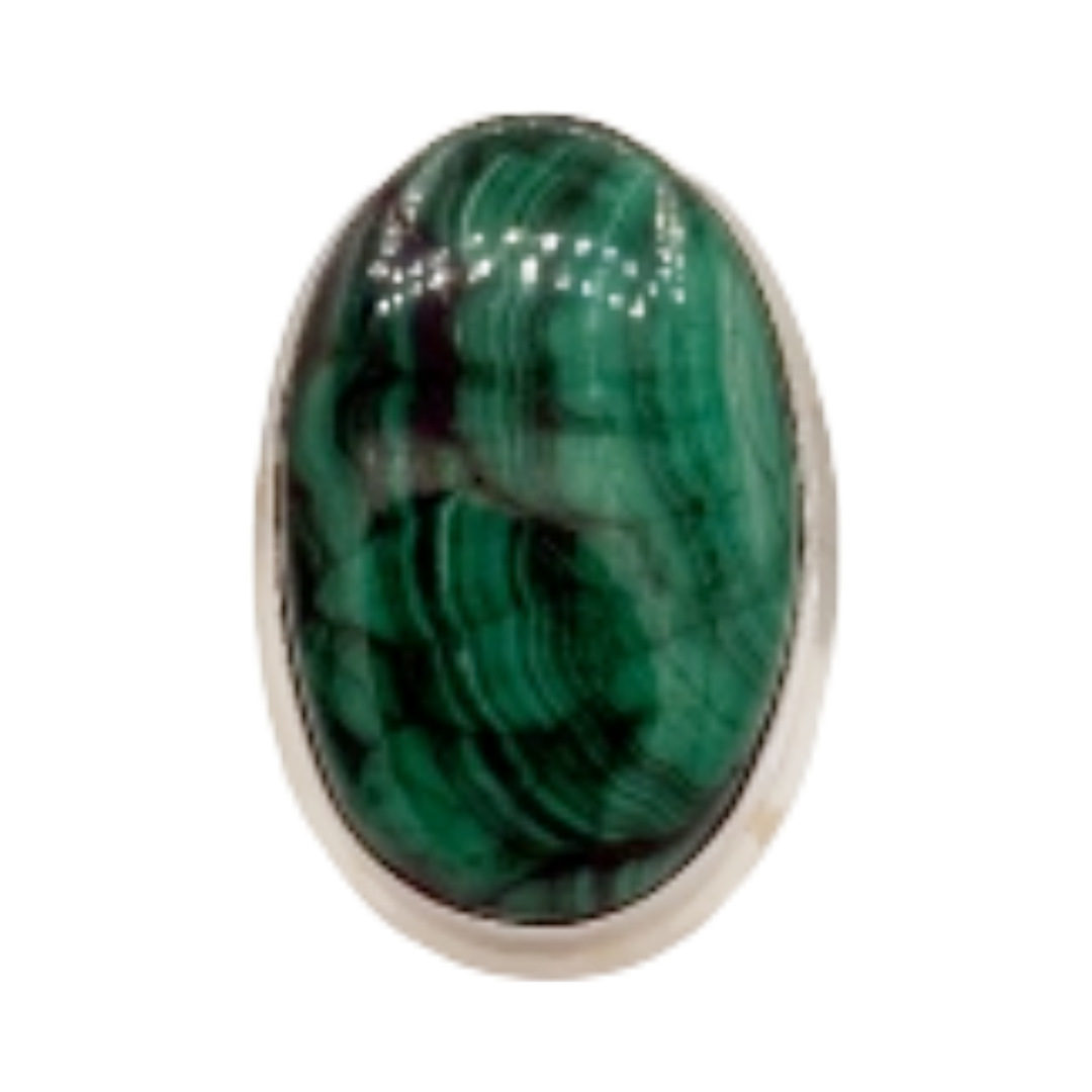 Chrysocolla Malachite Simplicity Ring