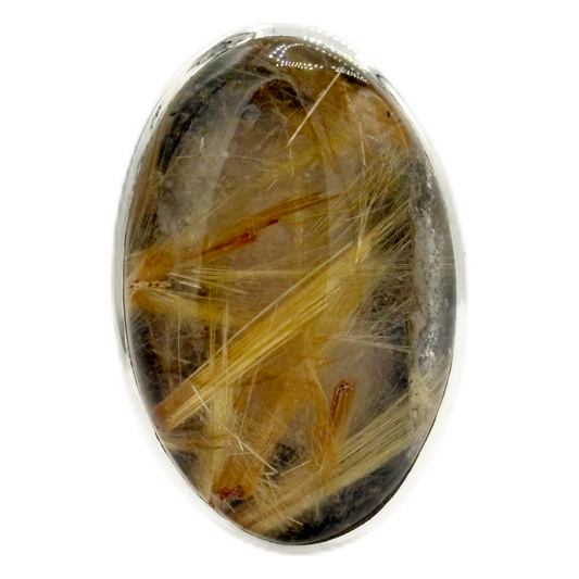 Golden Rutilated Quartz Admire Ring