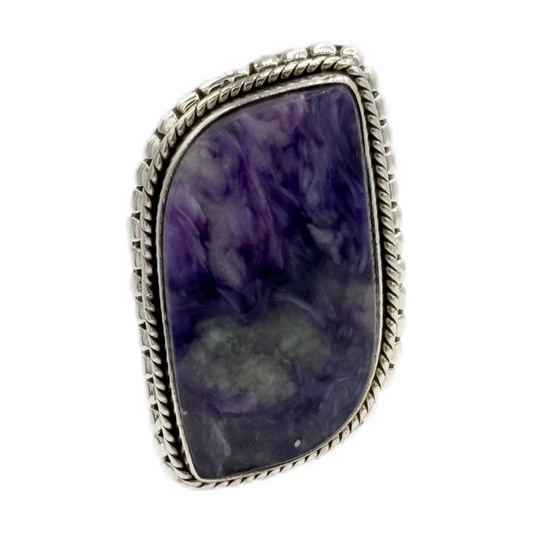 Charoite Soul Ring