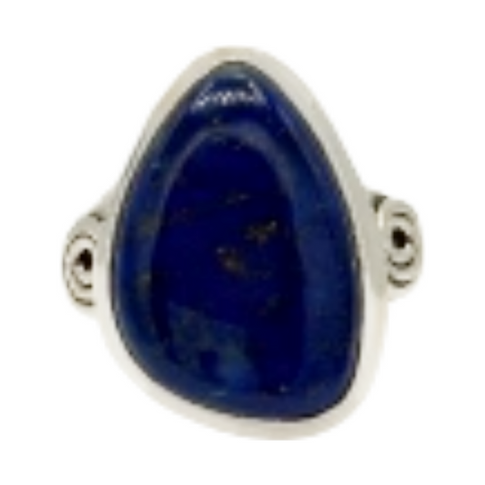 Lapis Lazuli Swirl Ring