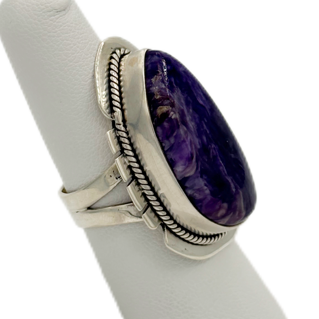 Charoite Adventure Ring