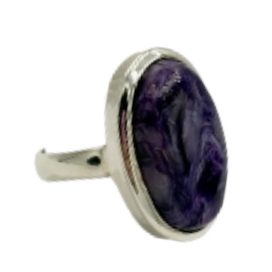 Charoite Reflections Ring