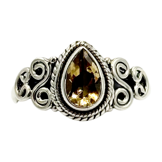 Citrine Sunlight Ring