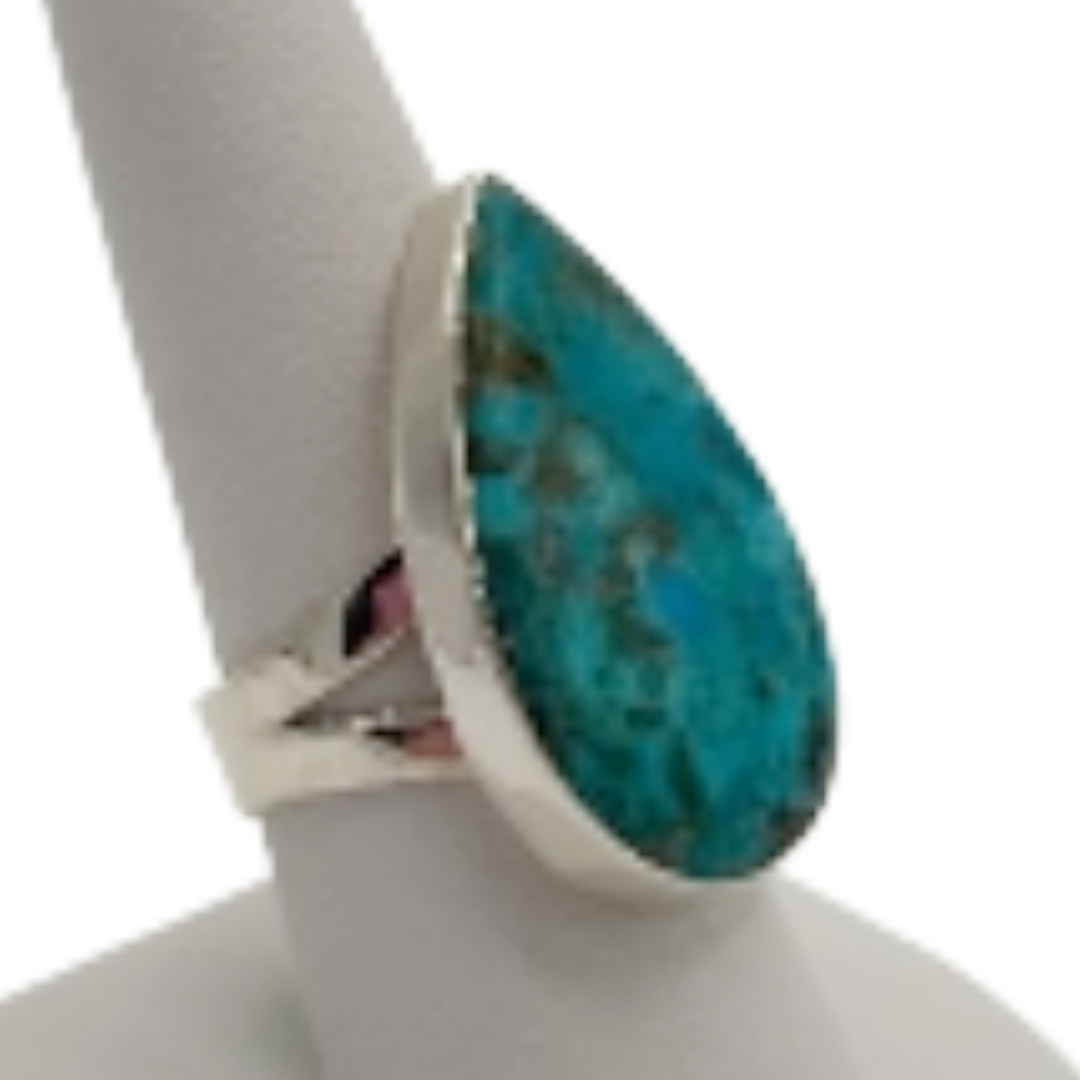 Turquoise Drop Ring