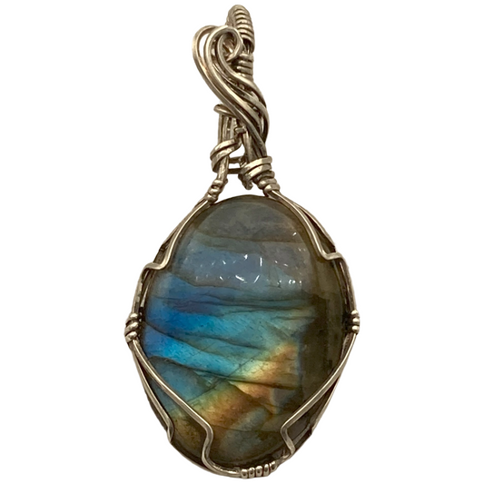 Labradorite Turn Pendant