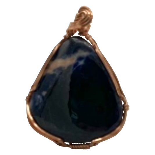 Sodalite Twist Pendant