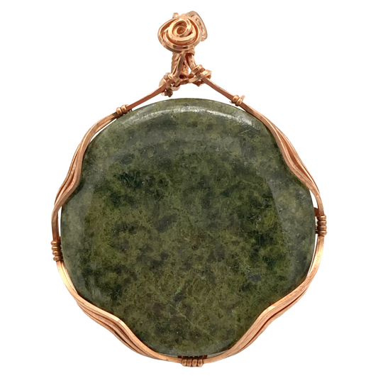 Jasper Twist Pendant