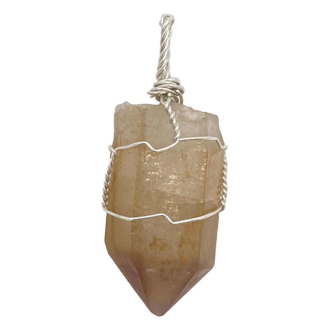 Golden Healer Quartz Boho Pendants