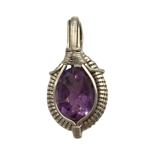 Amethyst Aura Pendant