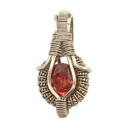 Mini Garnet Aura Pendant