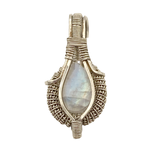 Mini Moonstone Aura Pendant