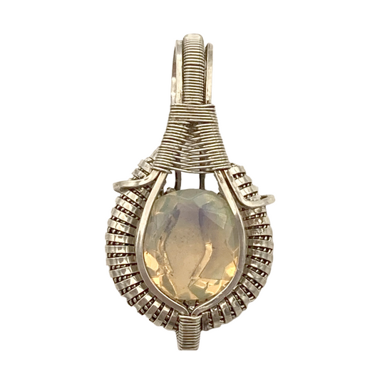 Opal Gemstone Aura Pendant