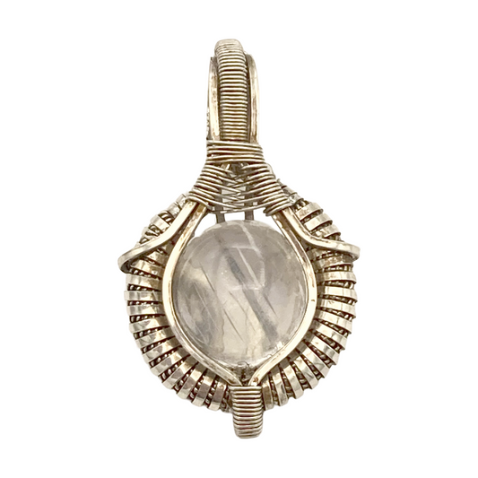 Madagascar Moonstone Aura Pendant