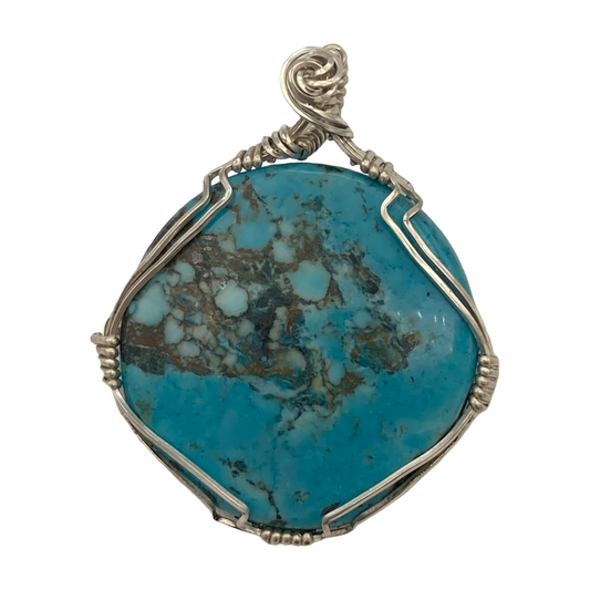 Turquoise Twist Pendant