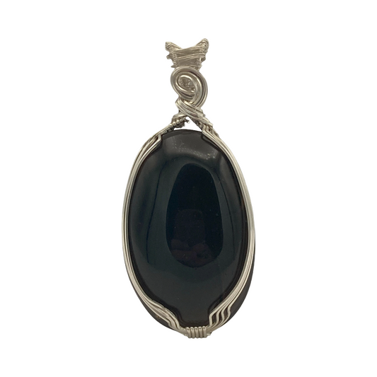 Smoky Quartz Twist Pendant