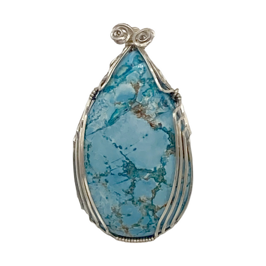 Turquoise Double Twist Pendant