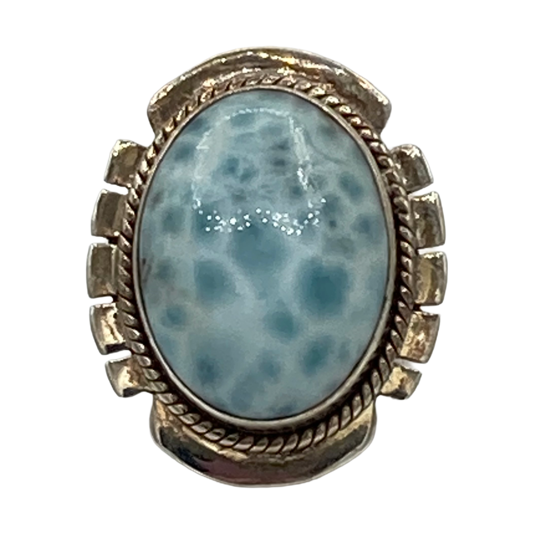 Larimar Feather Ring