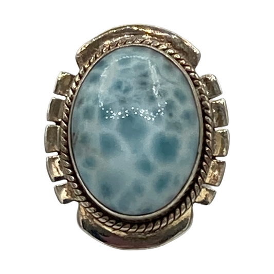 Larimar Feather Ring