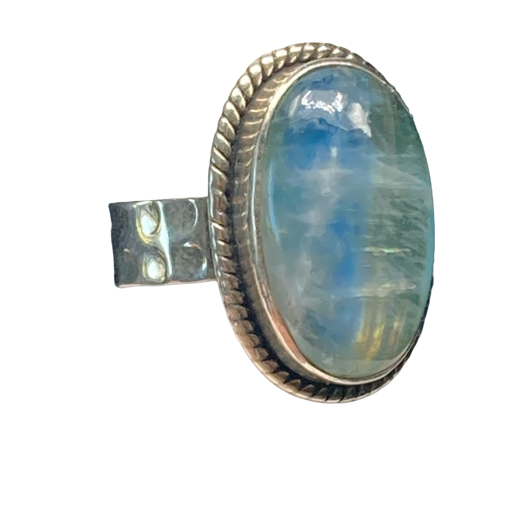 Moonstone Tide Ring