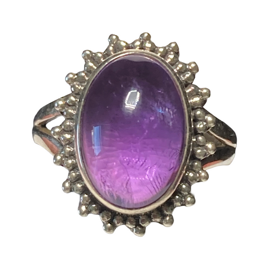 Amethyst Sun Ring
