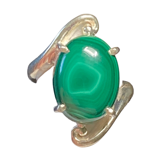 Malachite Embrace Ring