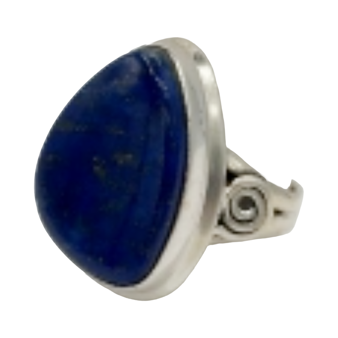 Lapis Lazuli Swirl Ring